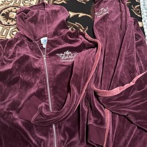 Disneyland Vintage Velvet Tracksuit Large